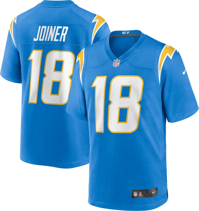 Men Los Angeles Chargers #18 Charlie Joiner Nike Powder Blue Game Retired Player NFL Jersey